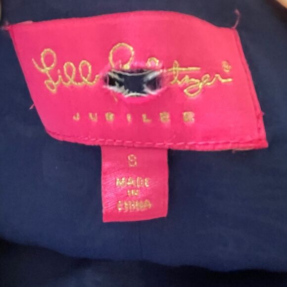 Lilly Pulitzer Love Letters Silk Dress S - Picture 4 of 4